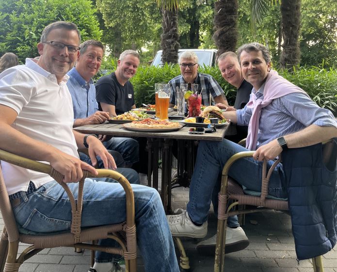 Aufstiegsfeier 5. Mannschaft - Tischtennis