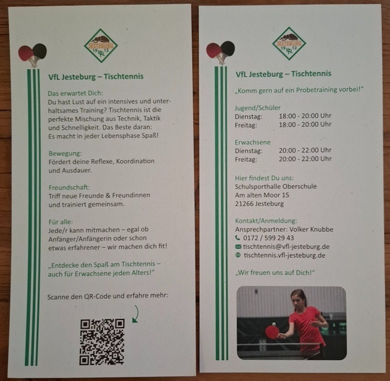 TT Flyer VfL Jesteburg